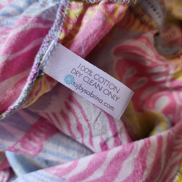 Taj by Sabrina Crippa - Multi-colored Zebra/plant print dress - (L) - Picture 8 of 9